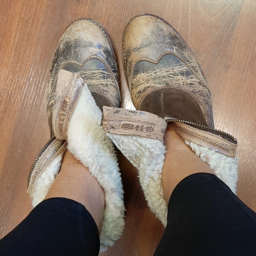 Bed Stu Shearling Lined Oleander Boot Bootie 9.5 - image 2